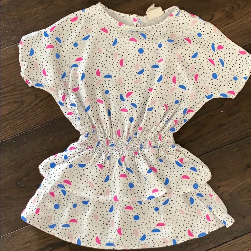 Fun Print Dress w/ Elastic Waist detail.